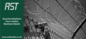 barbed wire fence with cctv camera