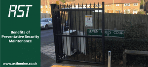 security gate installed