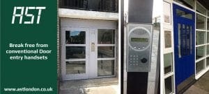 ast london door entry handsets installed