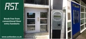 ast london door entry handsets installed