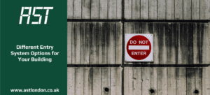 ‘Do not enter’ sign on wall